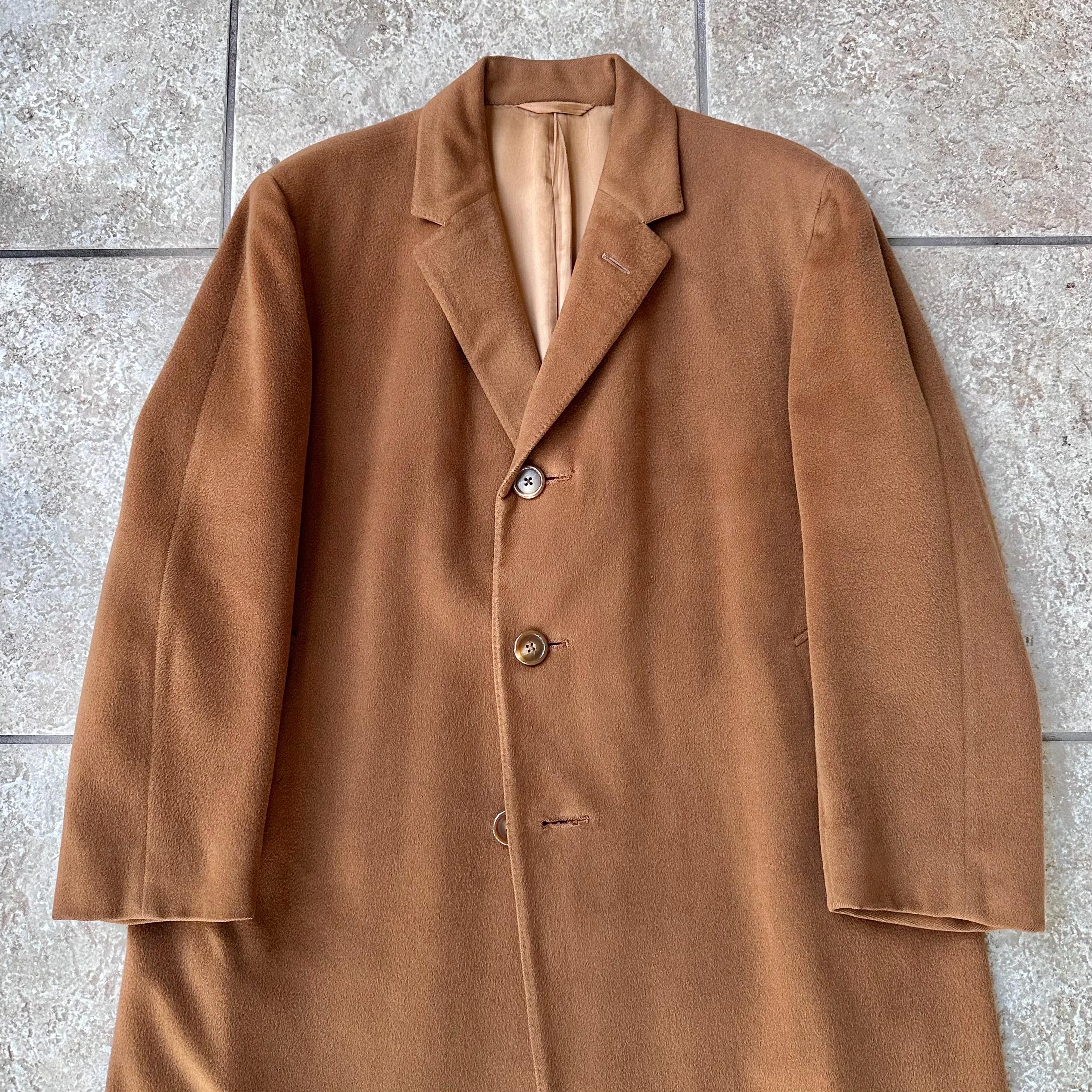 Crombie, 1960s CROMBIE Brown Cashmere Overcoat | 42 44 Short | Made in England