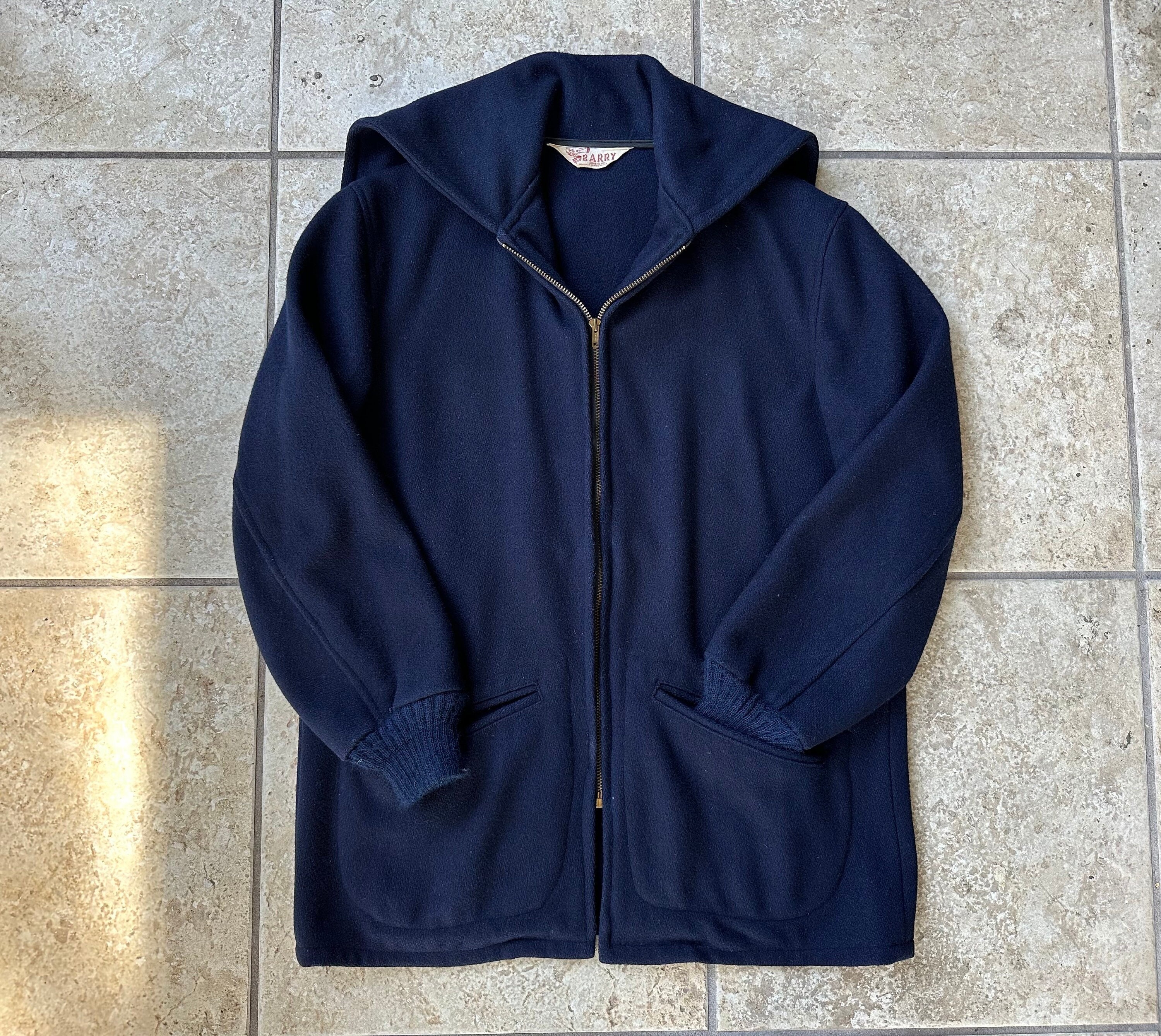 ▽MONTMAC 60'S WOOL ZIP UP JACKET USA Vintage Woolrich 1960'S Style 505 Heavy Wool Mackinaw