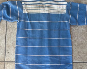 40s Pilgrim Vintage Stripe Cotton Shirt Vintage Pilgrim Shirt In