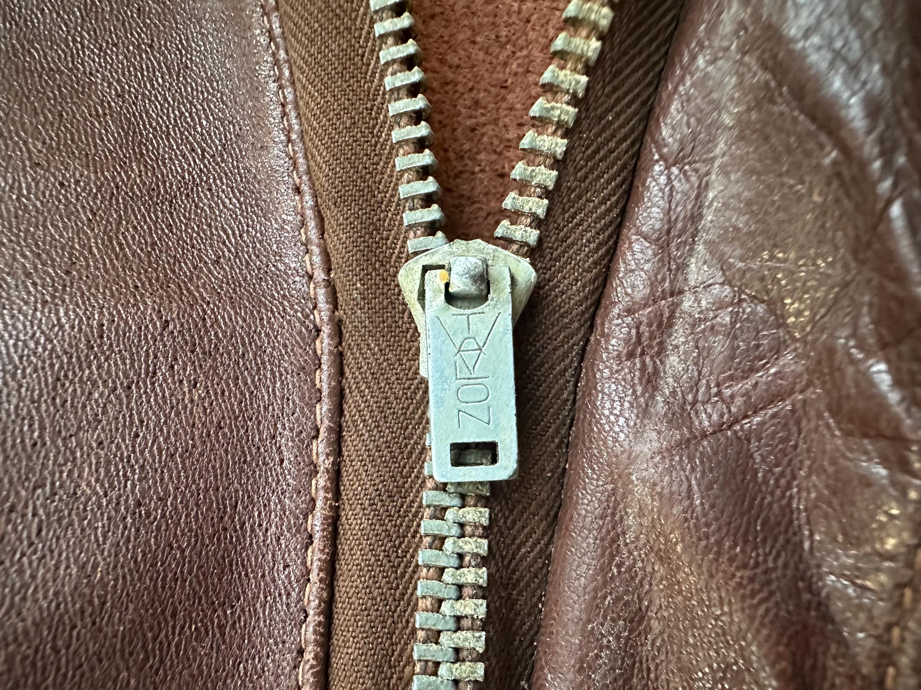 1940年代 MONTGOMERY WARD ブラウン A-2スタイル レザージャケット | M