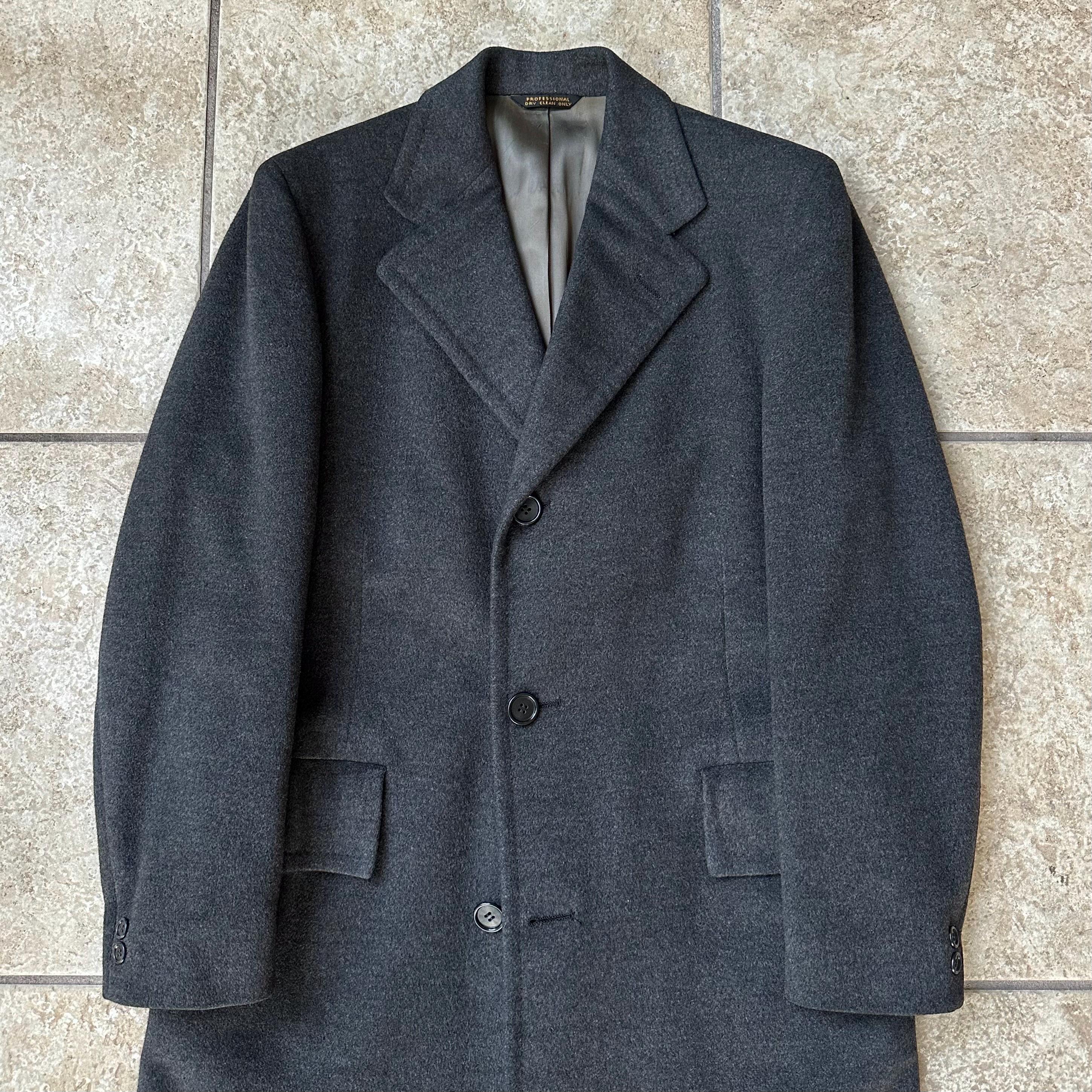 Mens Wool Overcoat 38 - Etsy