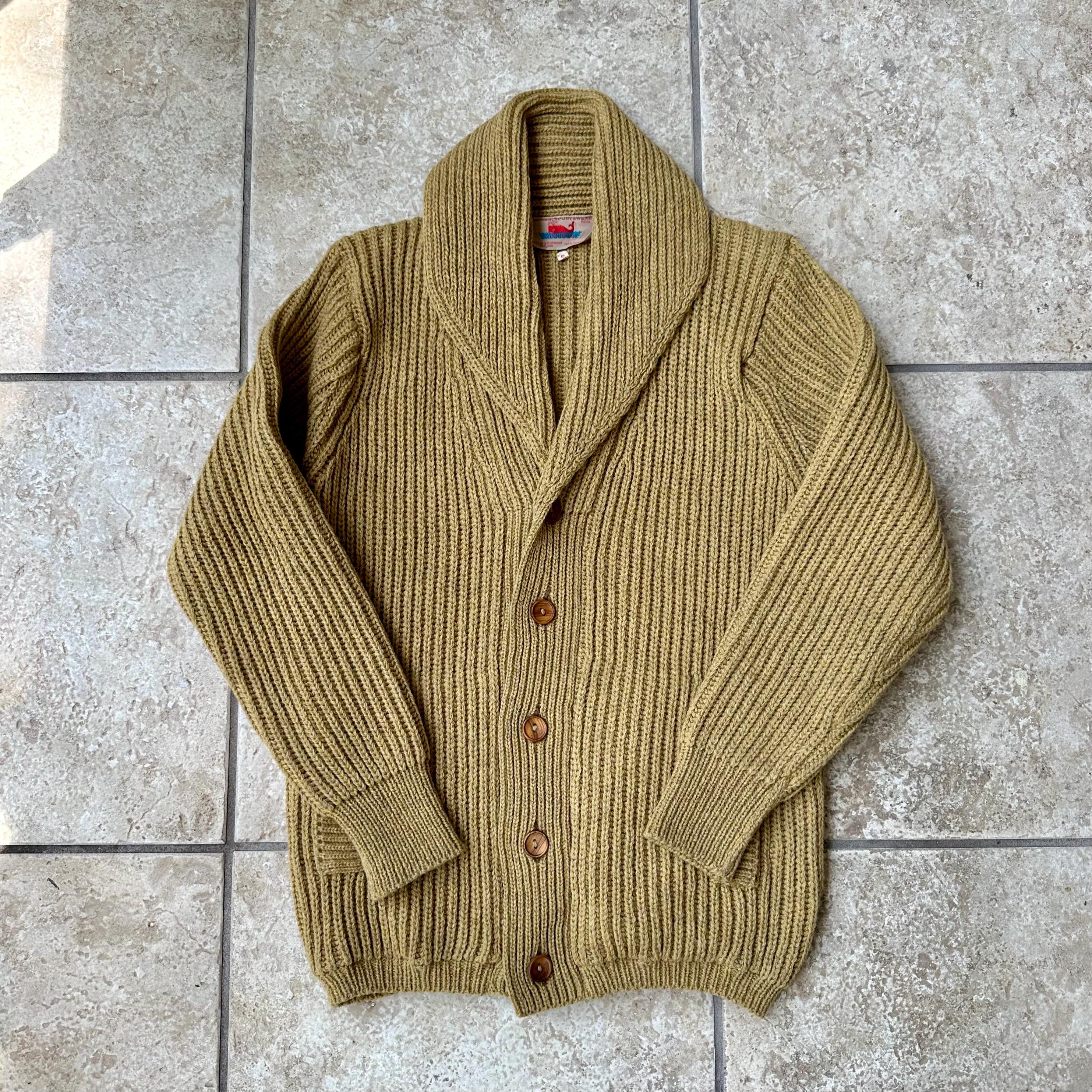 【80s】Vintage Shawl Collar Wool Coat USA Vintage 1950s Evening Coat with Cape Style Shawl Collar