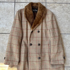 1960 年代 HART SCHAFFNER MARX ブラウン フランネル ウール サック