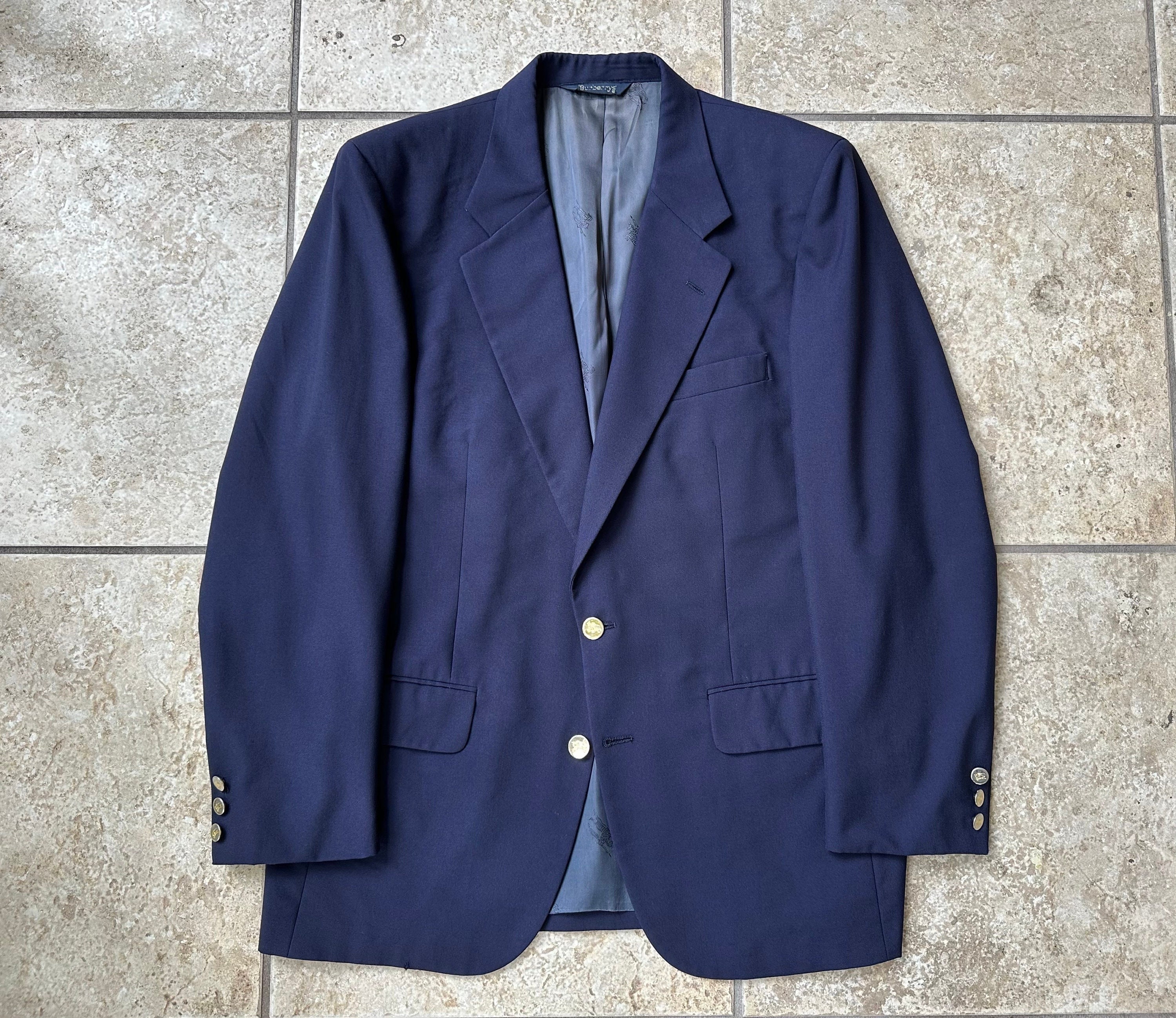 Burberry Wool Blazer - Etsy