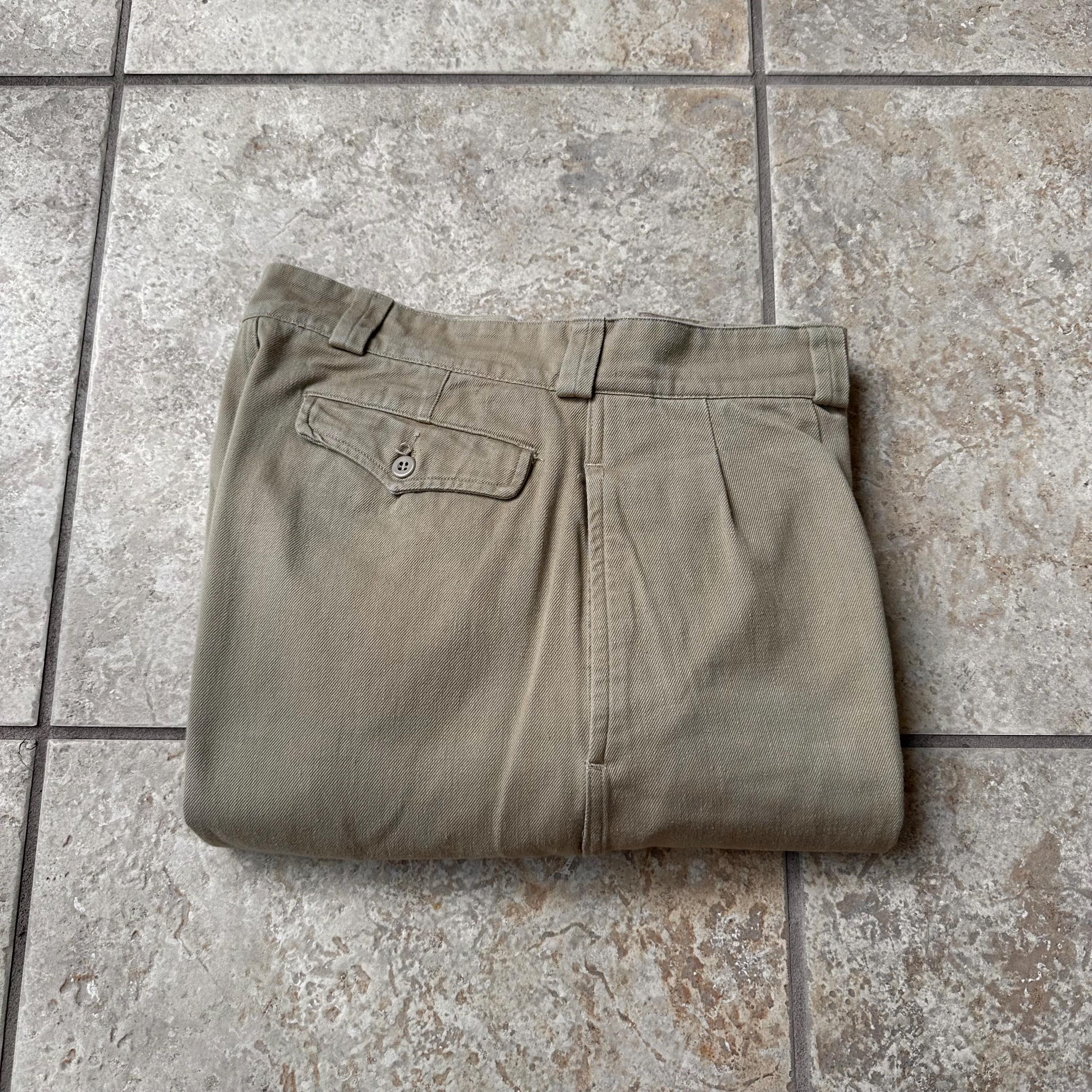 VTG French Wool Field Pants Men Army Armee Hunting Workwear