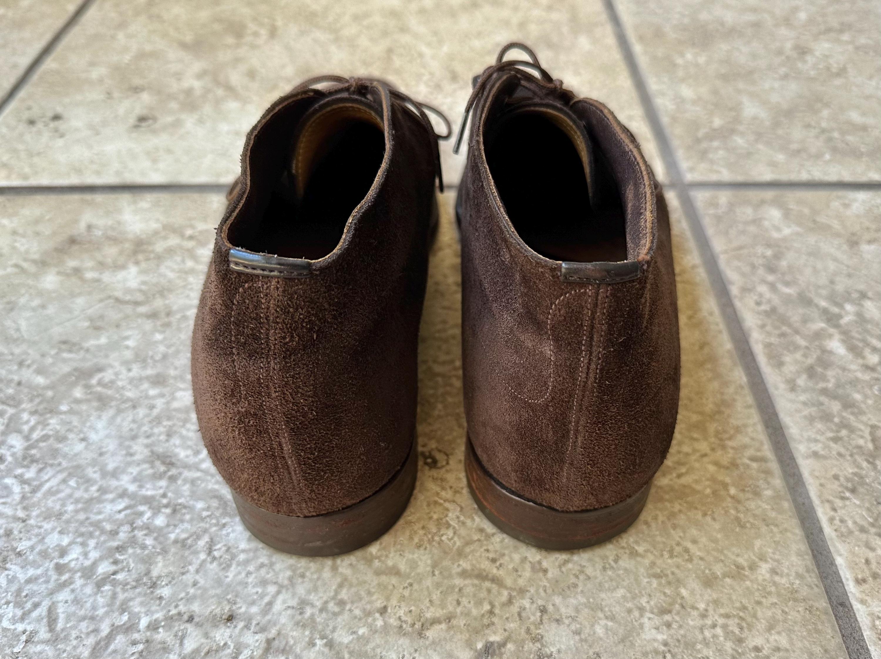 Vintage HENRY MAXWELL Brown Suede Chukka Boots | Size 9 E UK  display picture 2