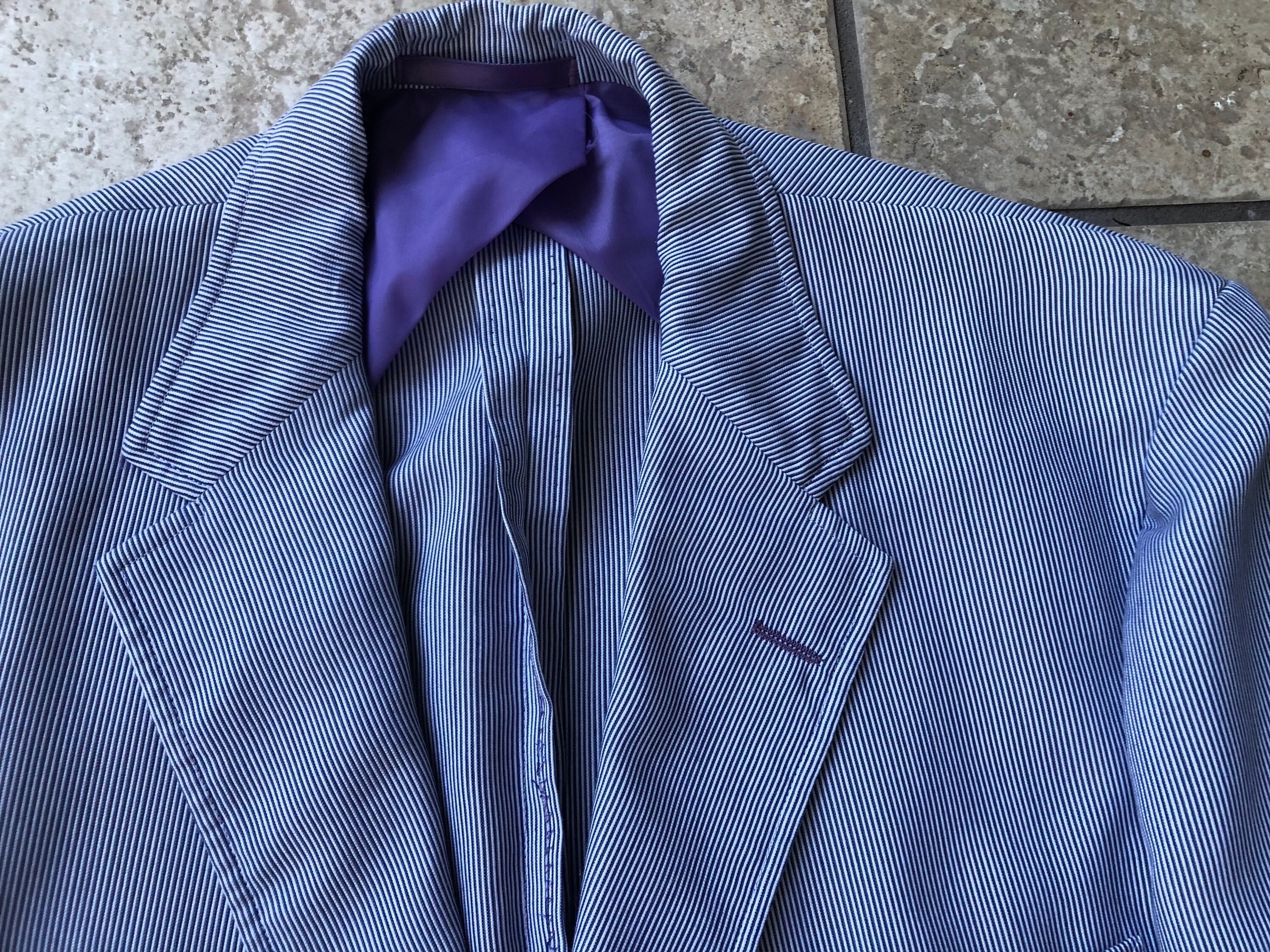 Seersucker Sport Coat 42 - Etsy