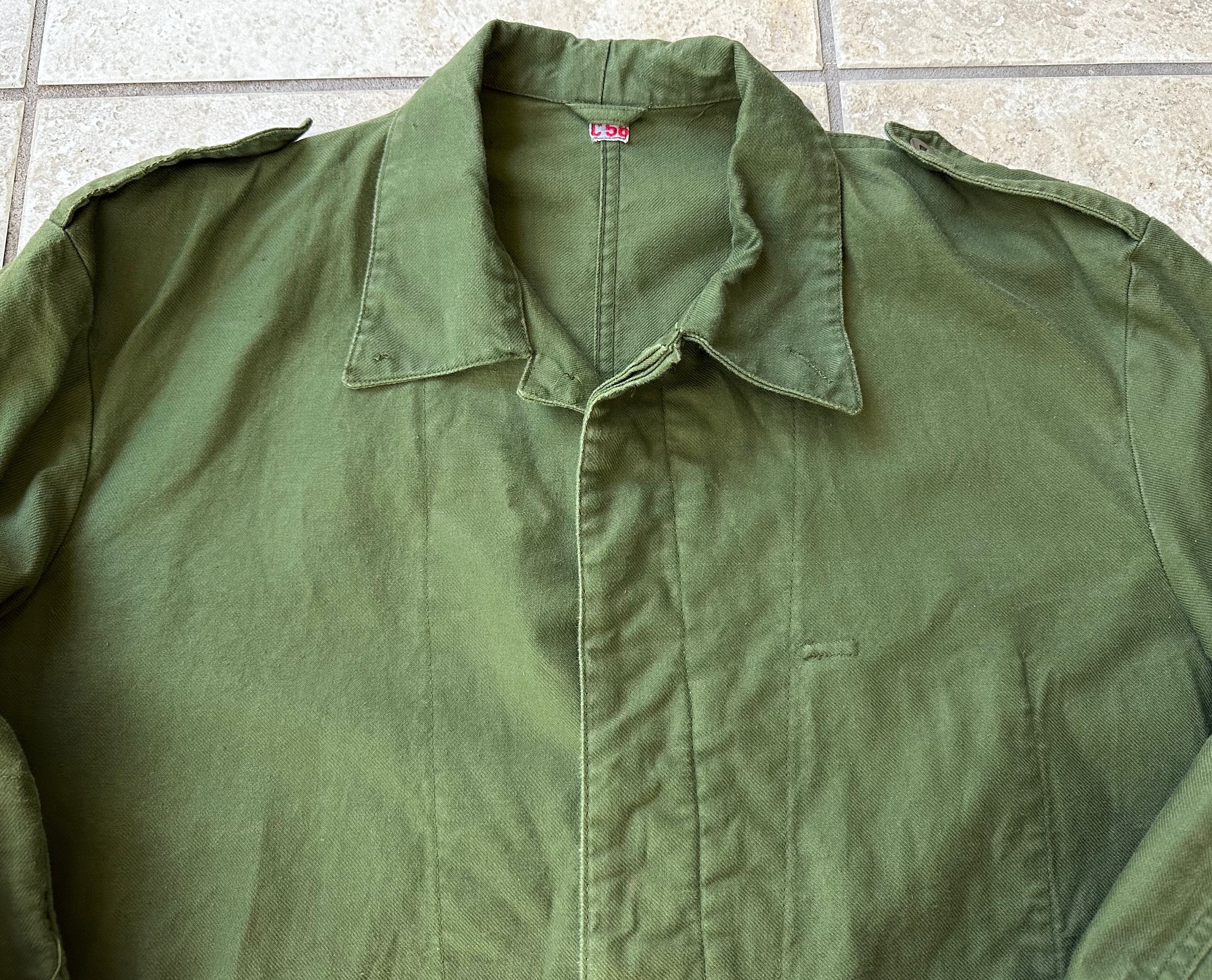 ミリタリージャケット argue argue VINTAGE TWILLCOTTONMILITARYJACKET