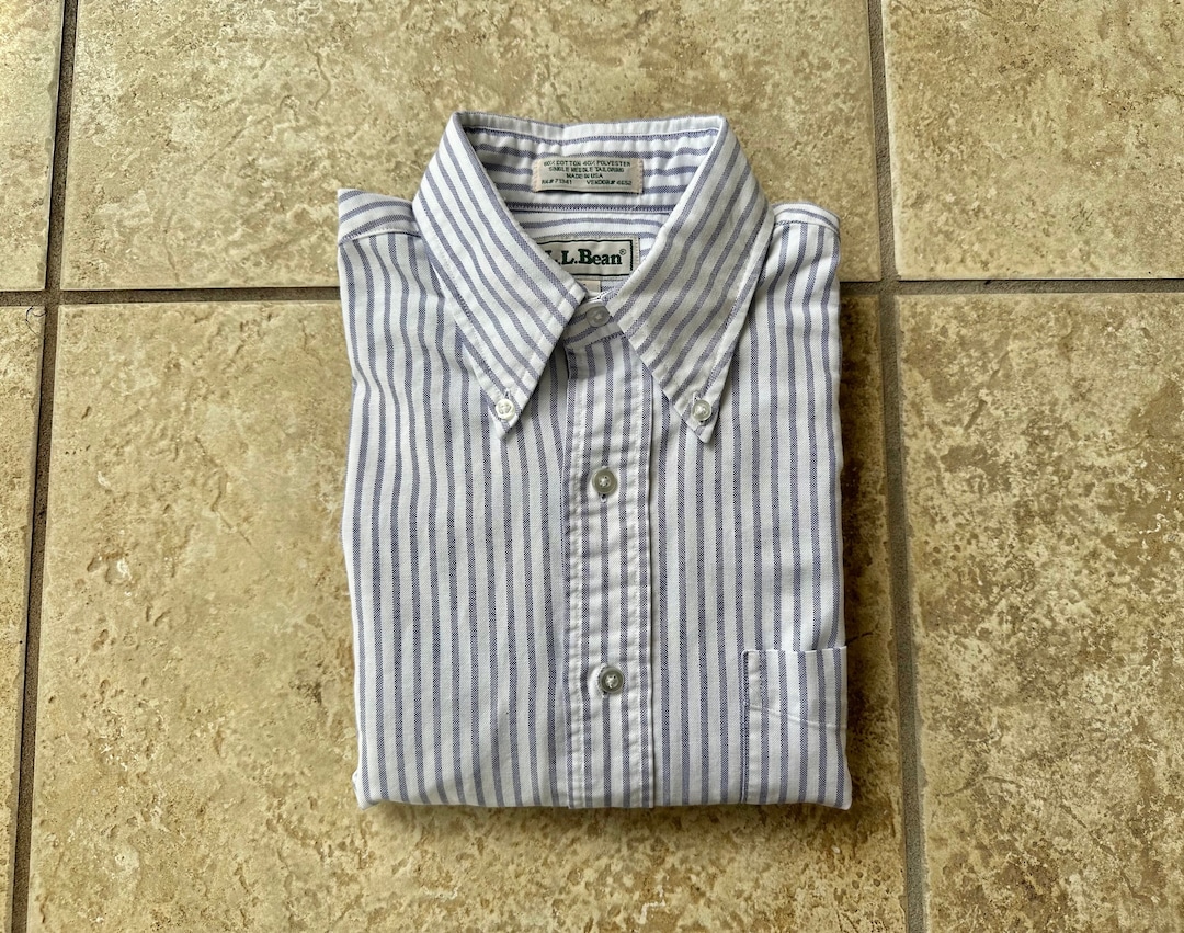 Button Down Striped Field Shirt【USED】 Men's Vintage 90s Button Up Striped Multicolor Shirt Size XL