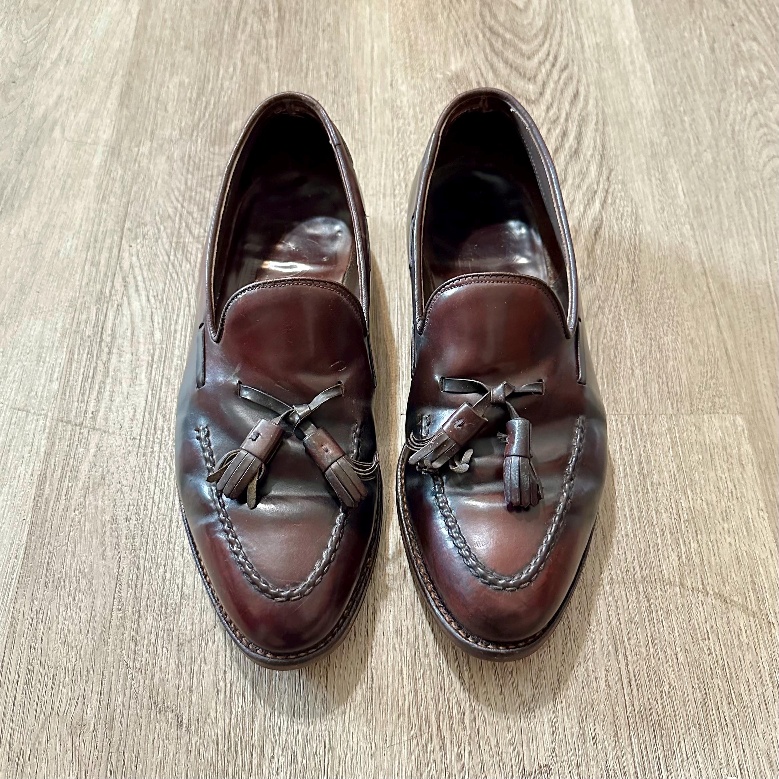 Vintage Mens Shell Cordovan Loafers - Etsy