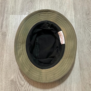 Vintage FILSON Beige Tin Cloth Hat | Medium | Made in USA image 6