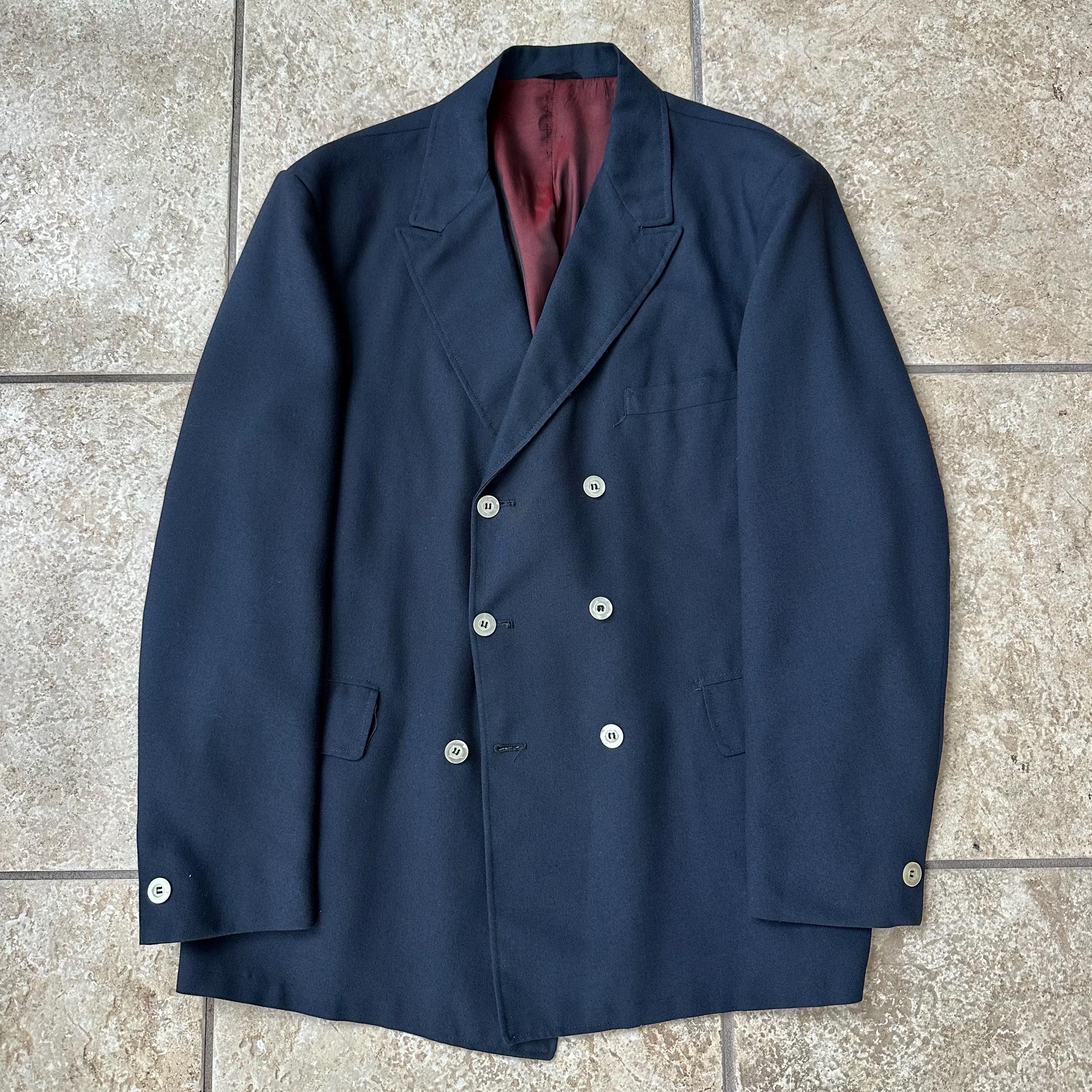50〜60s tailored double jacket Double Breasted Blazer 60s - Etsy