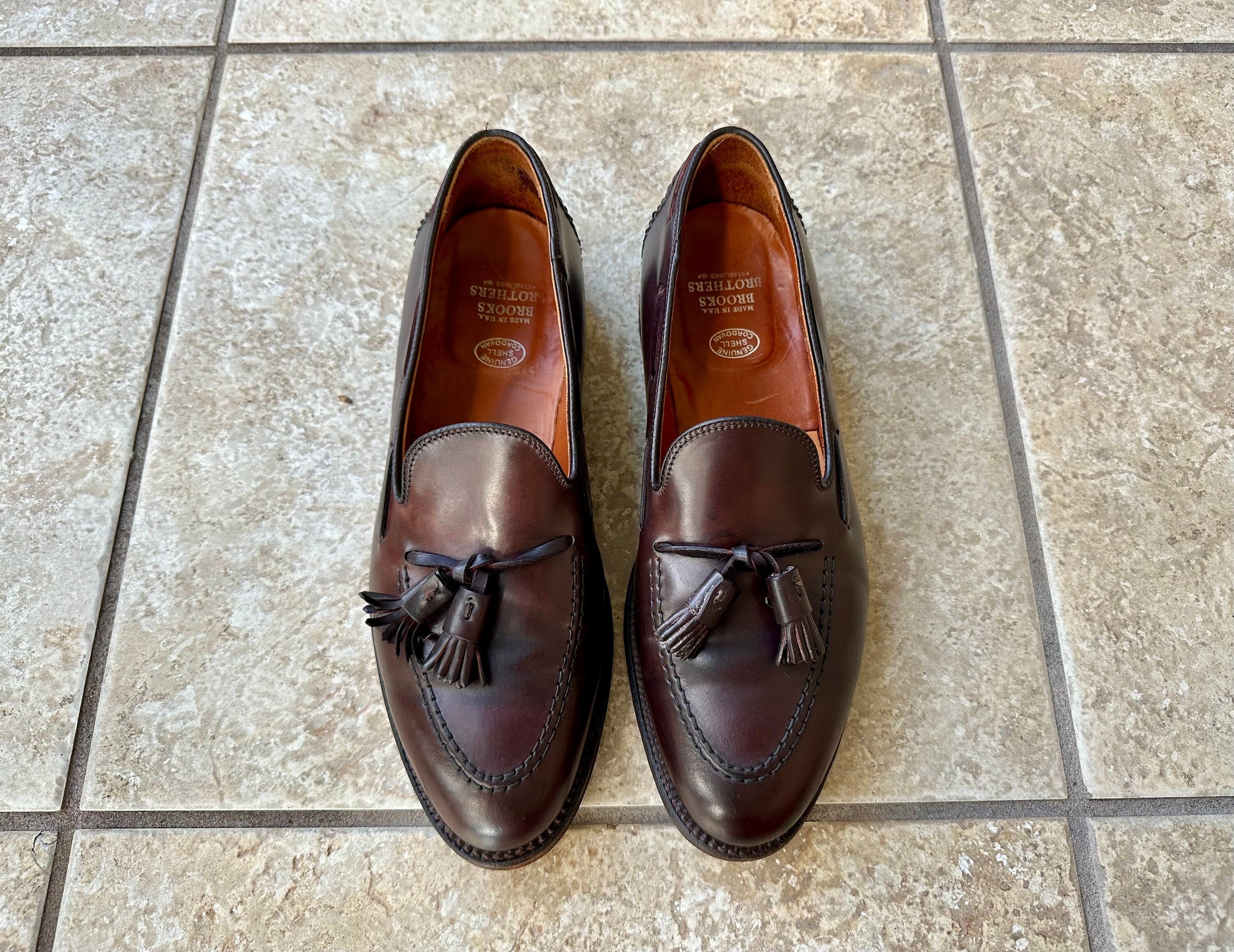 Brooks brothers hotsell cordovan
