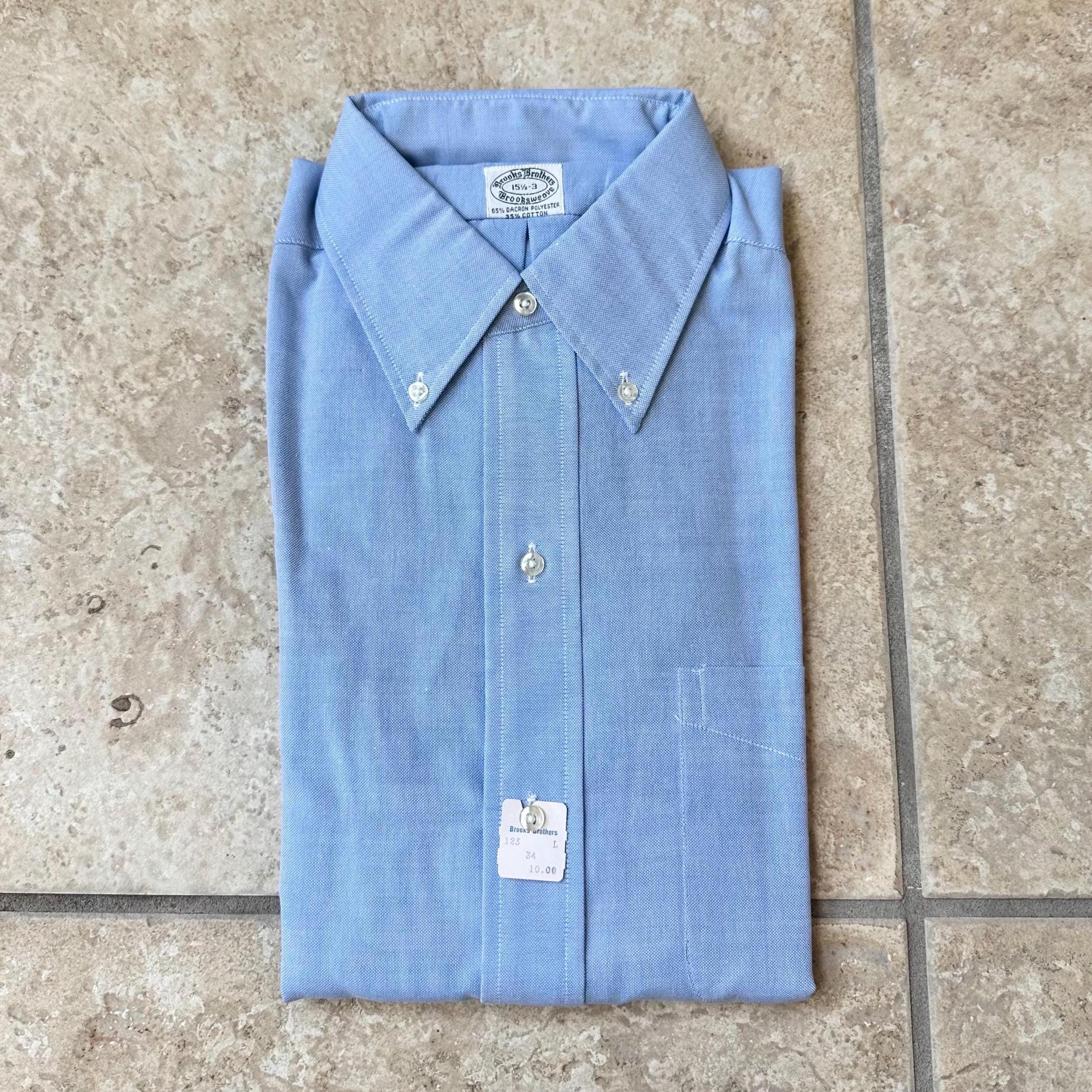 デッドストック 1960年代 BROOKS BROTHERS ライトブルー