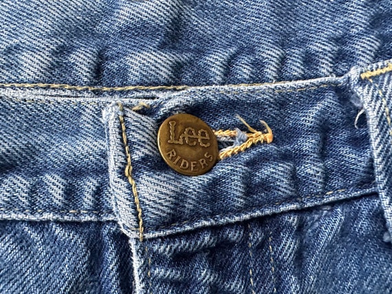 Vintage LEE RIDERS Blue Denim Jeans | 30 x 28 | M… - image 7