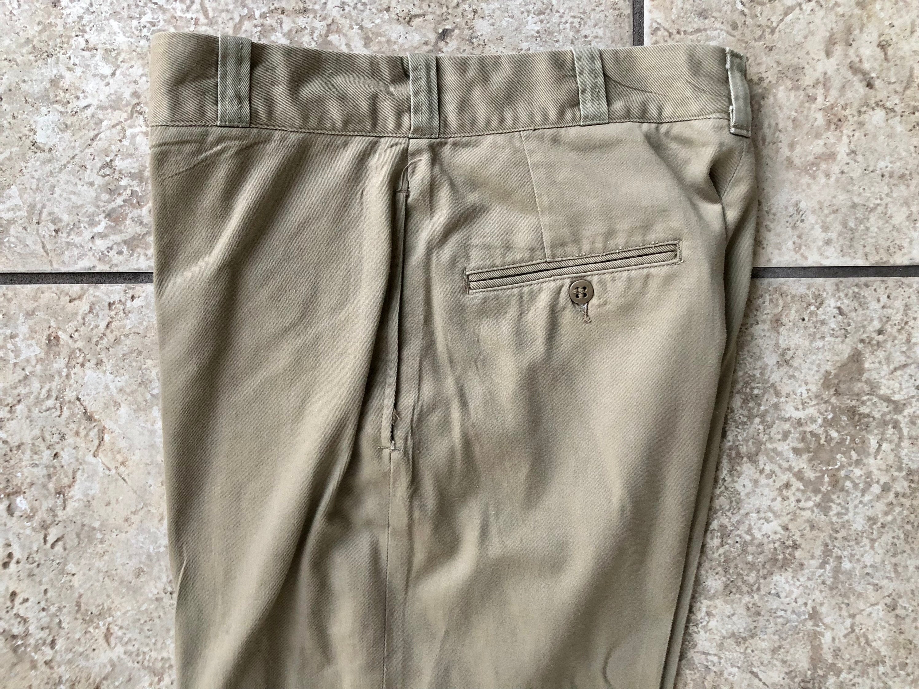 1960s US ARMY Cotton Twill Khaki Chinos Pants 28 X 29.5 - Etsy