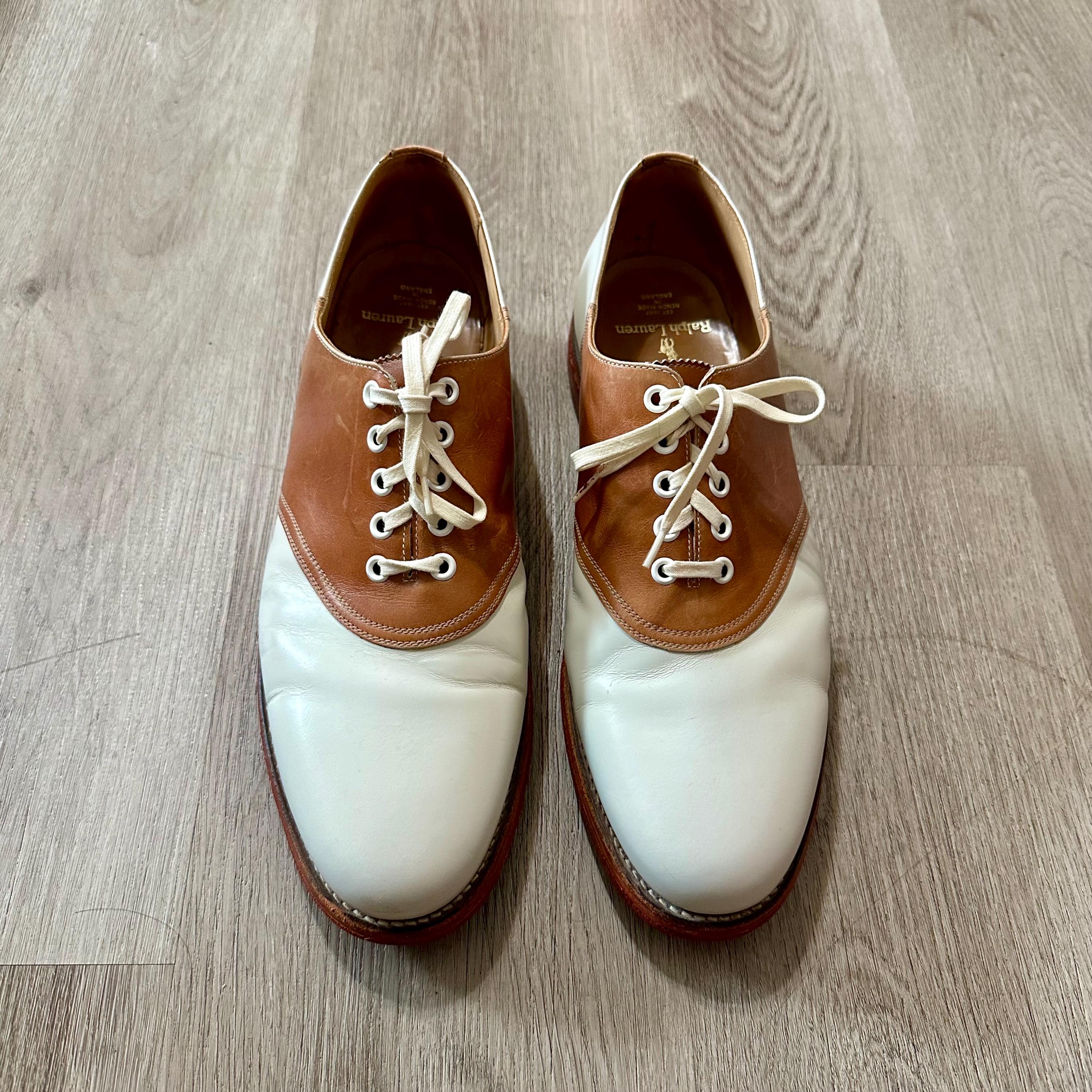 White Bucks Oxfords - Etsy