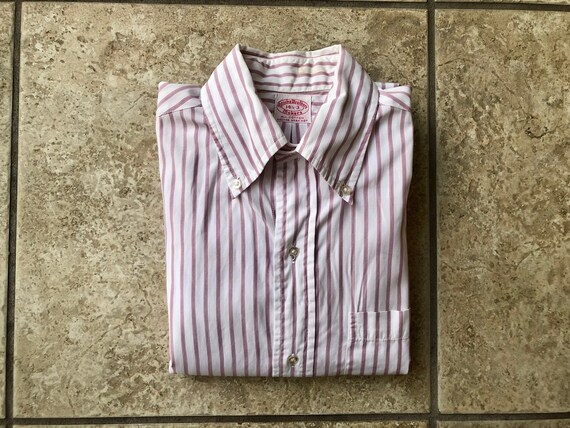 1970s BROOKS BROTHERS White \u0026 Red 