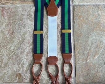 Vintage TRAFALGAR Limited Edition Silk Suspenders Braces | the New