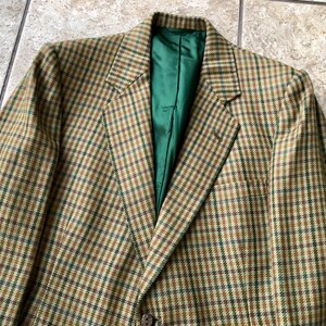 Vintage Tweed Wool Gun Club Check Sport Coat 39 40 Regular - Etsy