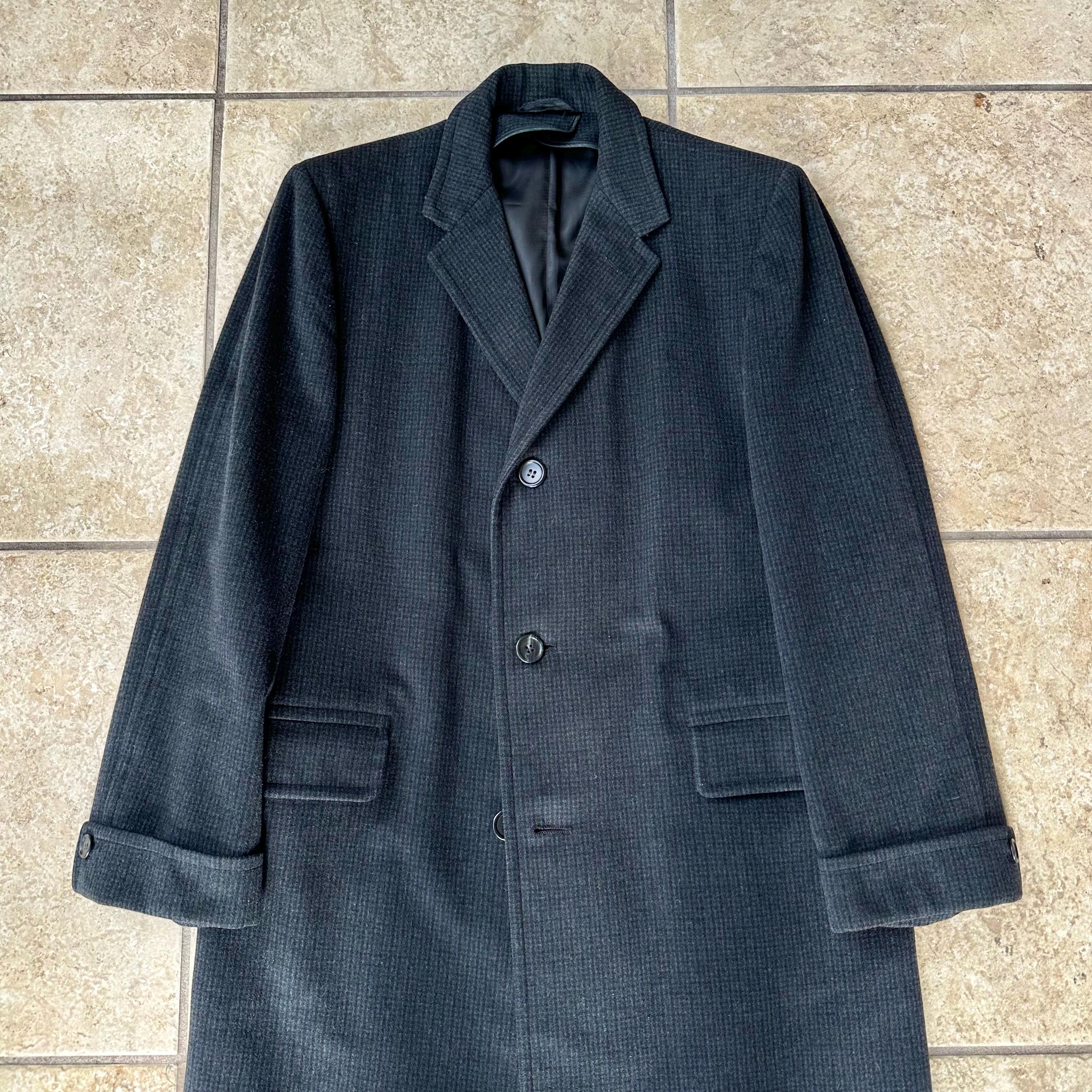 Navy Alpaca Coat - Etsy