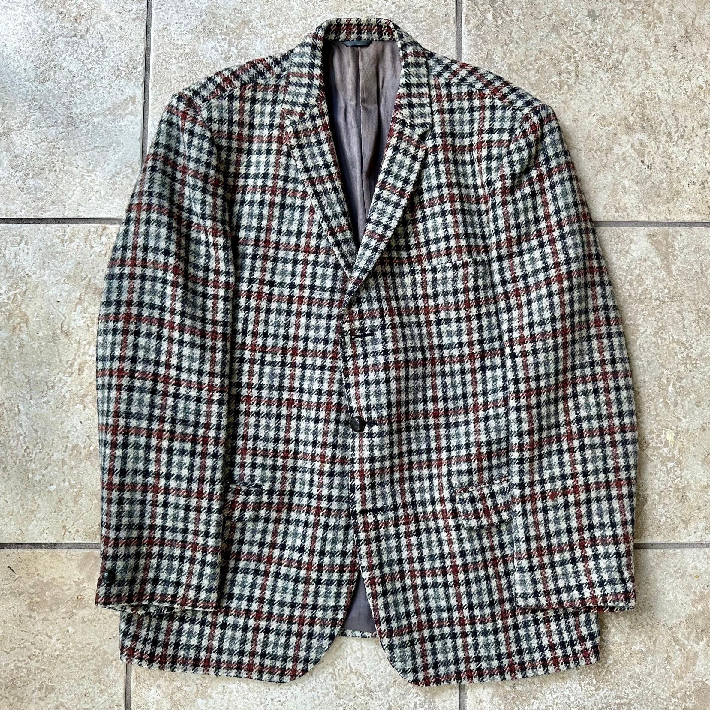 Treat ürself tweed check vintage coat Treat ürself tweed check vintage coat（1960s Vintage Wool
