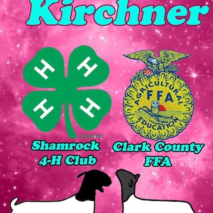 Custom Livestock Show Banner