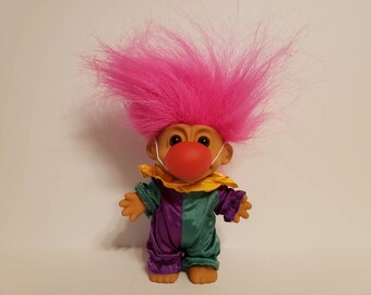 Cartoon Rainbow Melocotón Payaso Payaso Colgando Pendientes Cartoon Rainbow Melocotón Payaso Payaso Colgando Pendientes