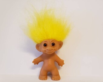 Wishnik titanium kyanite crystal troll doll