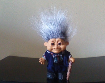 troll doll grey hair