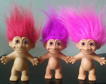 1970s troll dolls