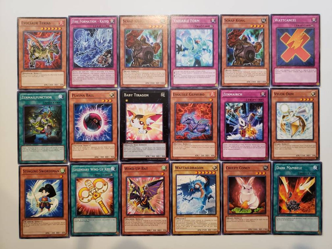 Vintage Lot of Yugioh Cards 1st Edition 1996 Yugioh Cards NM Etsy