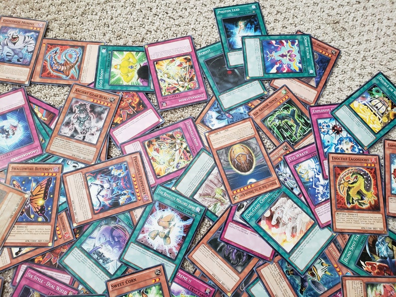 Vintage Lot of 100 Yugioh Cards 1st Edition 1996 Cards NM Near Mint Konami Vintage Trading Cards Collectible Game Cards First Edition image 3