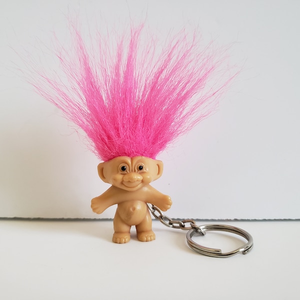 Troll Doll Keychain Etsy