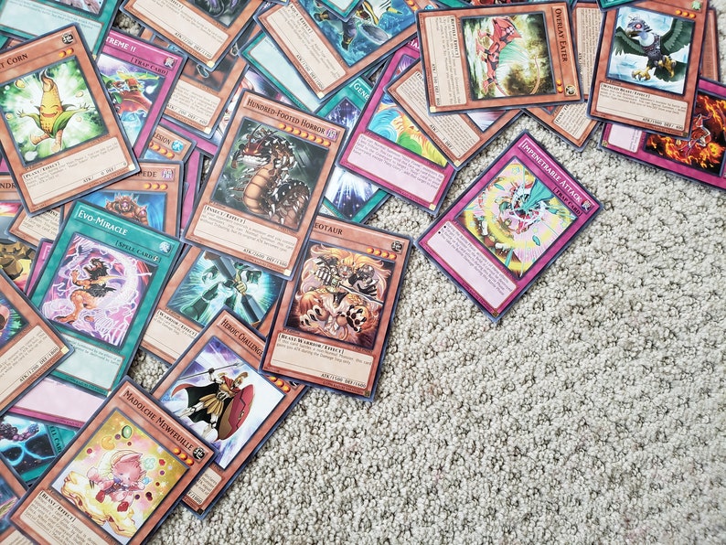 Vintage Lot of 100 Yugioh Cards 1st Edition 1996 Cards NM Near Mint Konami Vintage Trading Cards Collectible Game Cards First Edition image 6
