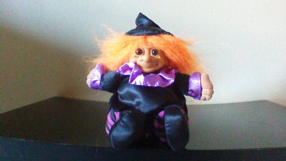 5/" Russ Troll Doll NEW IN ORIGINAL WRAPPER HALLOWEEN WITCH