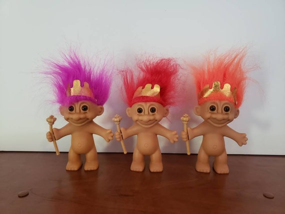 vintage russ troll dolls