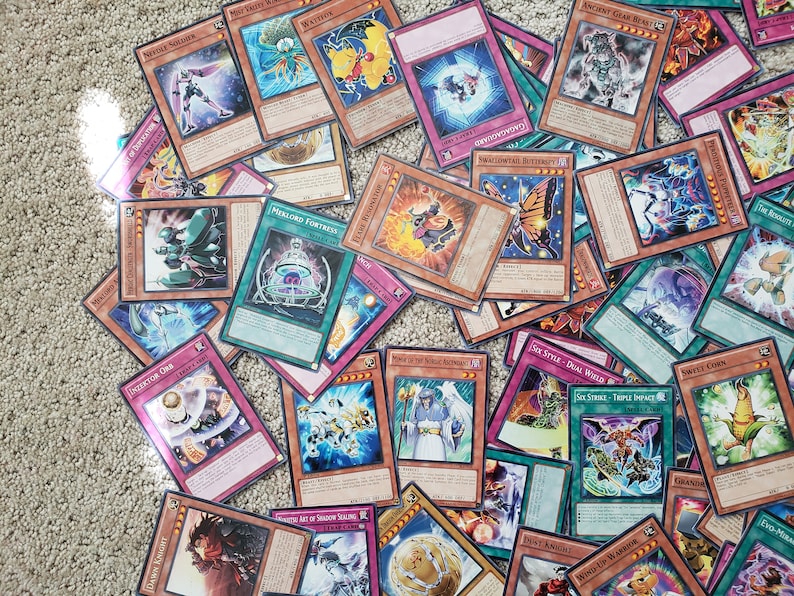 Vintage Lot of 100 Yugioh Cards 1st Edition 1996 Cards NM Near Mint Konami Vintage Trading Cards Collectible Game Cards First Edition image 9