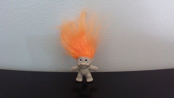 Vintage Dam Troll Doll Pencil Topper Orange Hair Trolls Etsy