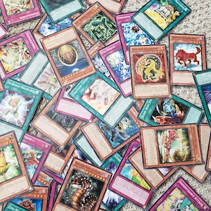 Vintage Lot of 100 Yugioh Cards 1st Edition 1996 Cards NM Near Mint Konami Vintage Trading Cards Collectible Game Cards First Edition image 4