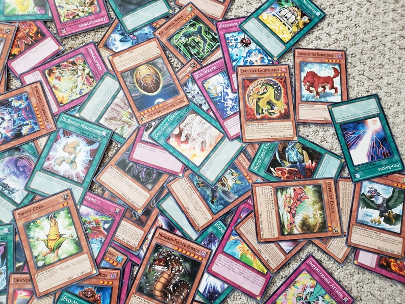 Vintage Lot of 100 Yugioh Cards 1st Edition 1996 Cards NM Near Mint Konami Vintage Trading Cards Collectible Game Cards First Edition image 4