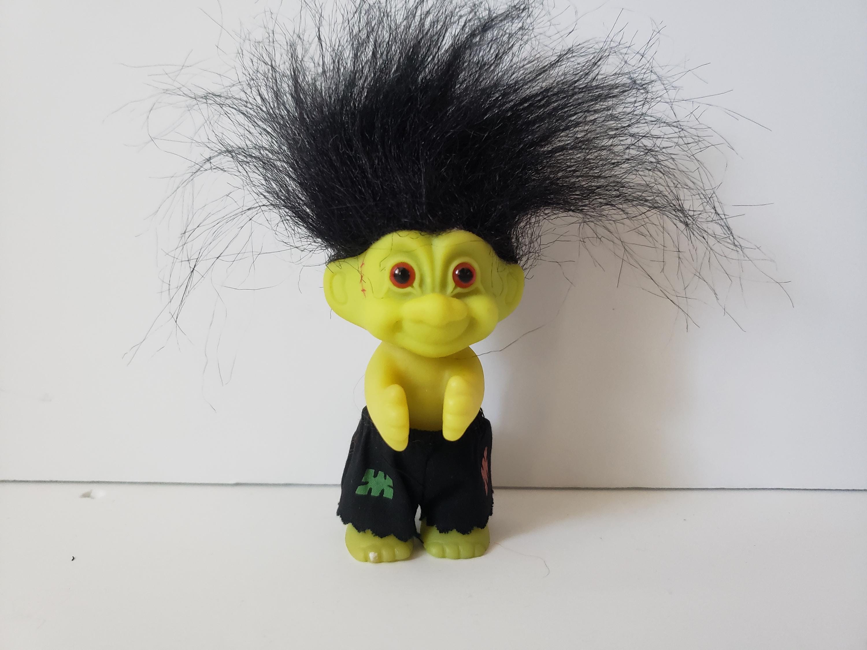 Russ Troll Doll In Black Cat Costume – 3 Inch Halloween Collectible Figure