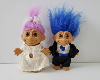 Troll Wedding Cake Topper - Etsy