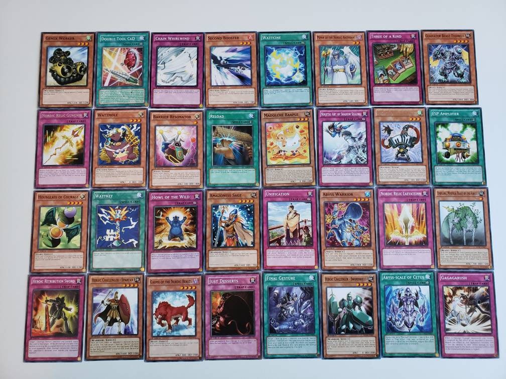 Vintage Lot of Yugioh Cards 1st Edition 1996 Yugioh Cards NM Etsy