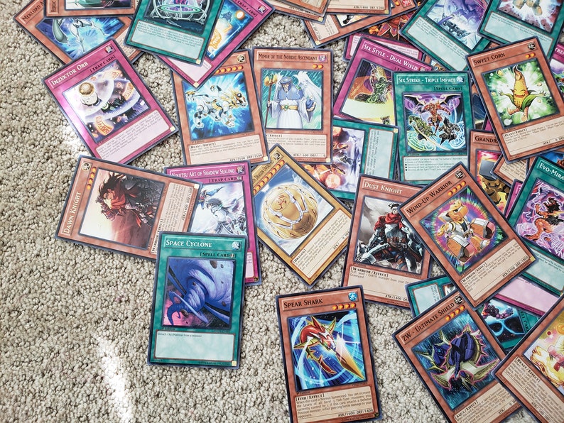 Vintage Lot of 100 Yugioh Cards 1st Edition 1996 Cards NM Near Mint Konami Vintage Trading Cards Collectible Game Cards First Edition image 10