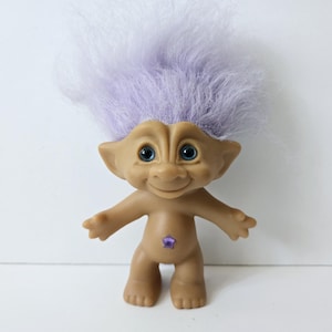 レア 海外 トロール Vintage Troll Dolls {3 Mini Treasure Trolls Ace Novelty {1.5