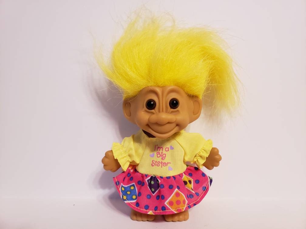 NEW IN ORIGINAL WRAPPER 5" Russ Troll Doll BAT MITZVAH GIRL 