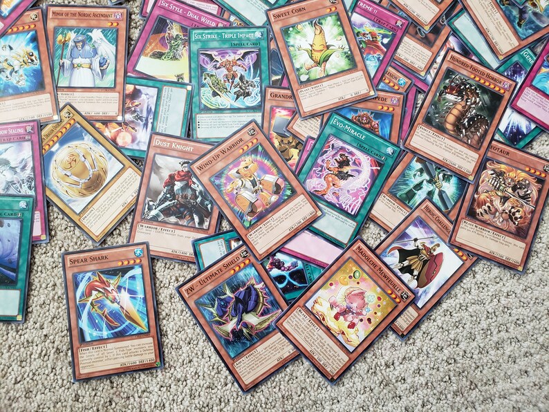 Vintage Lot of 100 Yugioh Cards 1st Edition 1996 Cards NM Near Mint Konami Vintage Trading Cards Collectible Game Cards First Edition image 7