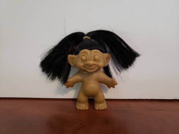 black troll doll