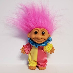 HAPPY BIRTHDAY CLOWN 5" Russ Troll Doll NEW IN ORIGINAL WRAPPER